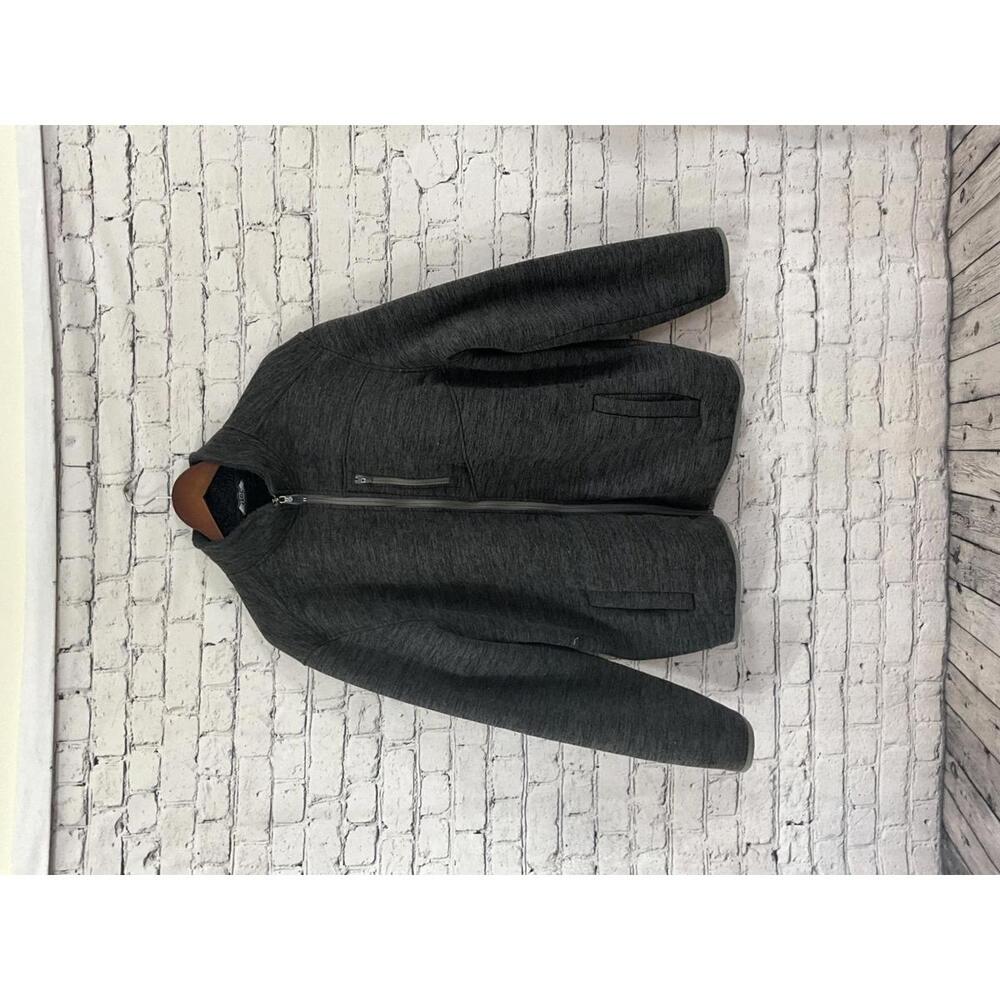 Men's‎ Izod Gray Fleece Jacket with Zip Pockets